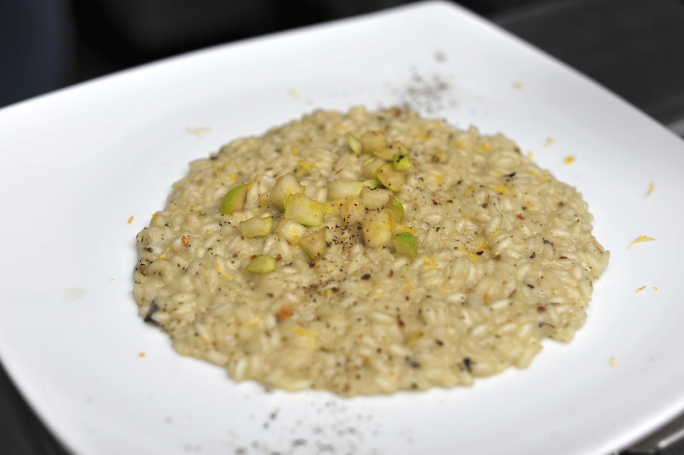 Risotto aux poires au sirop et Remedium n. 3 - Digestif Risotto aux poires au sirop et Remedium n. 3 - Digestif