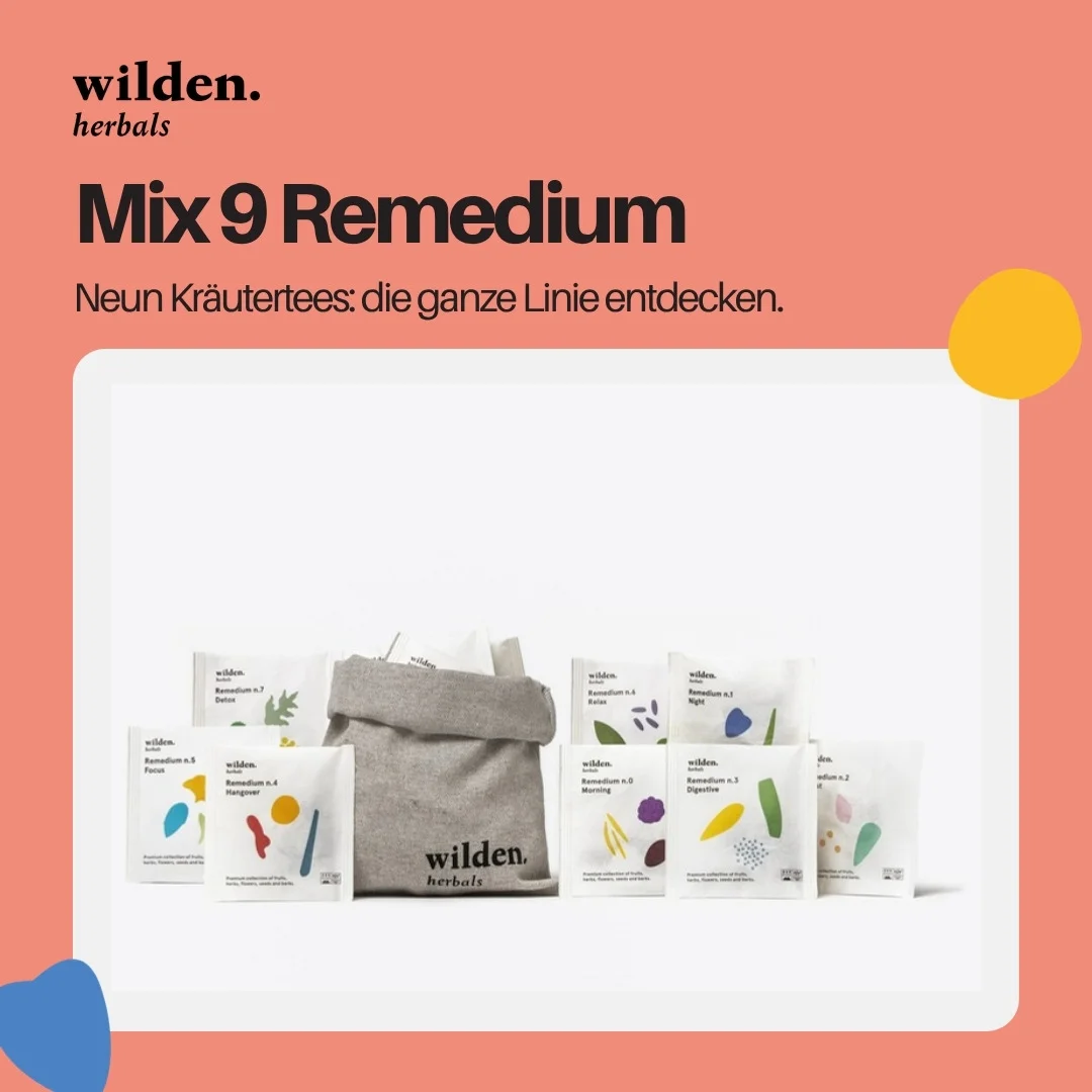 Wilden Mix 9 Remedium 27 – Neun Kräutertees: die ganze Linie entdecken.