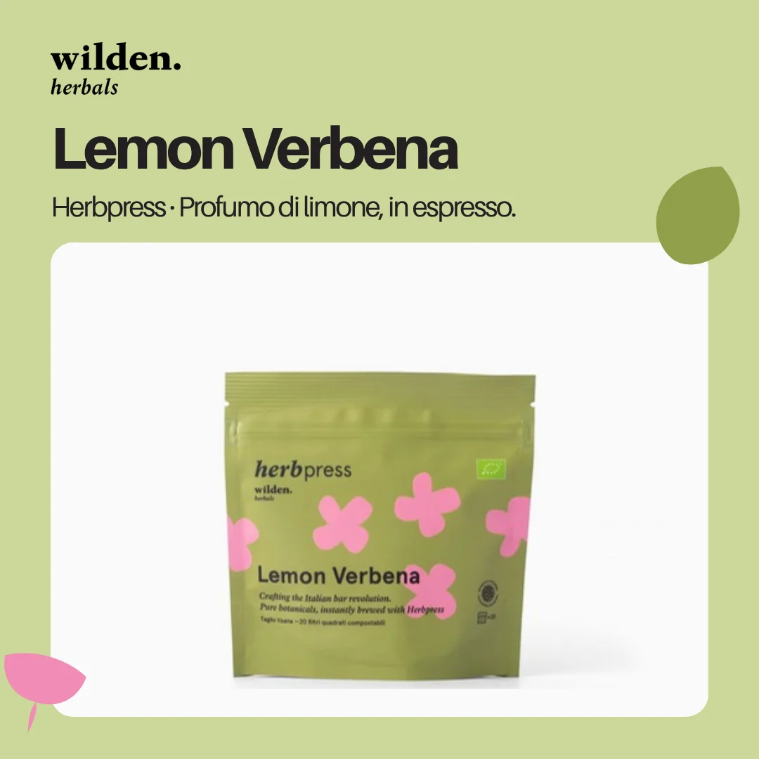Herbpress Lemon Verbena 20 filtri quadrati