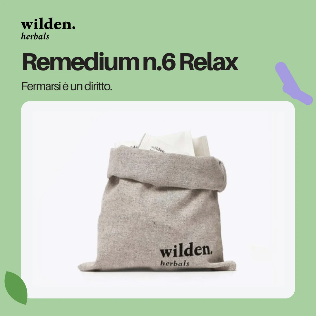 Remedium n.6 Relax bag cotone 30 bustine