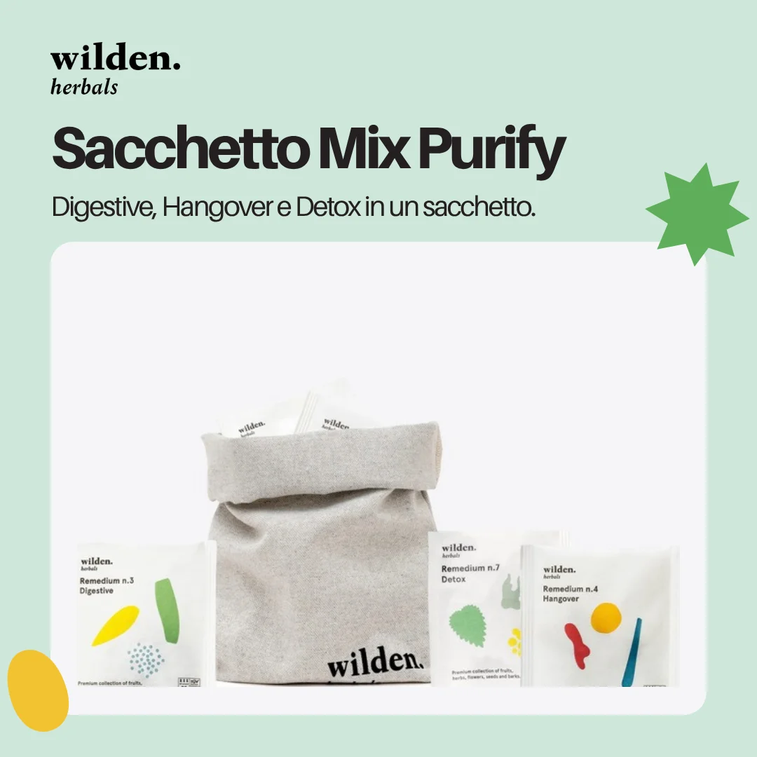 Sacchetto cotone mix Purify 33 bustine