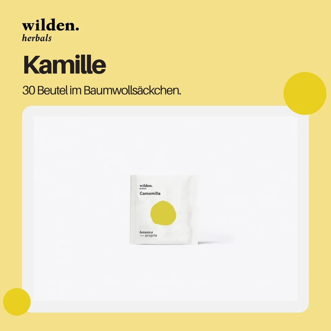 Wilden Camomilla 30 bustine cotone