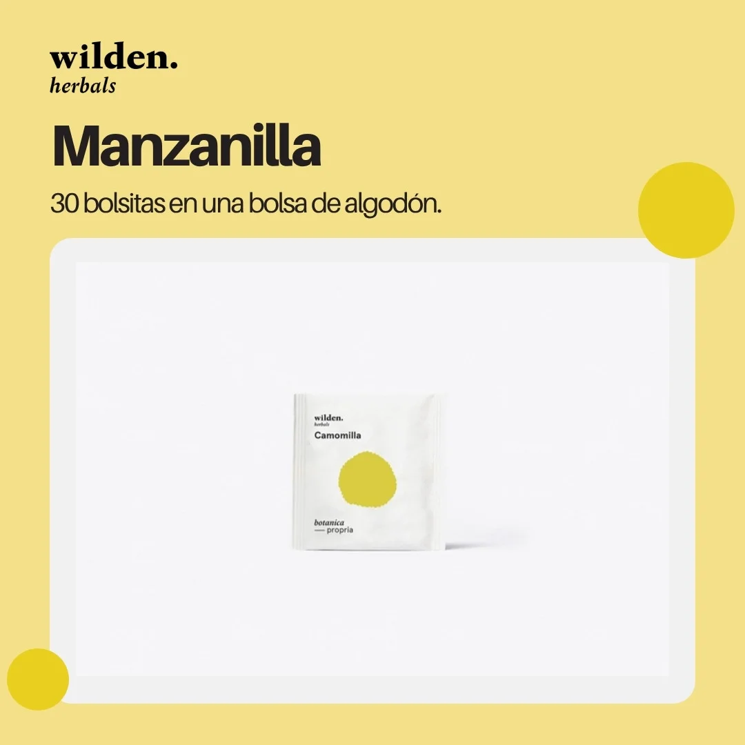 Wilden Camomilla 30 bustine cotone