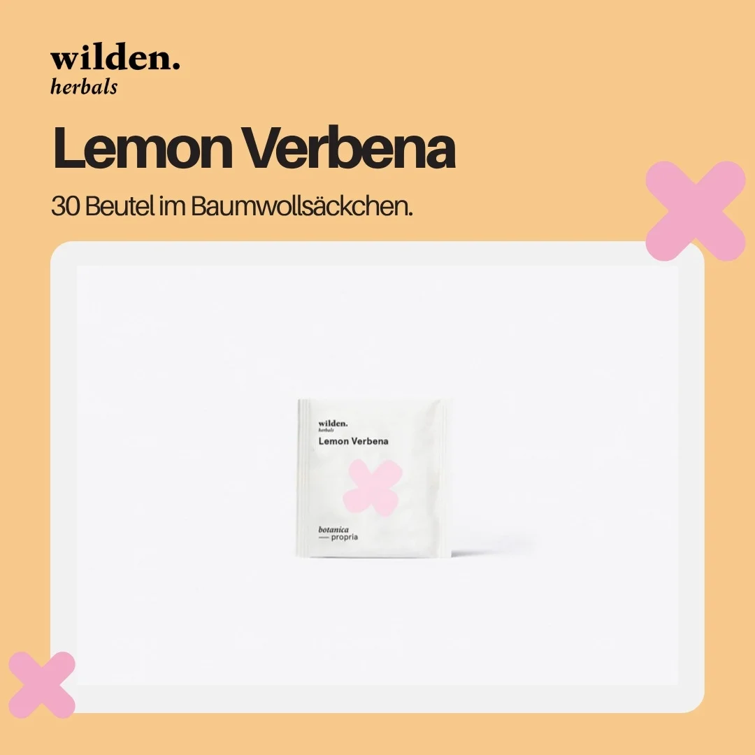 Wilden Lemon Verbena 30 bustine cotone