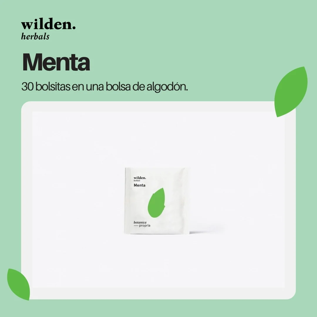 Wilden Menta 30 bustine cotone