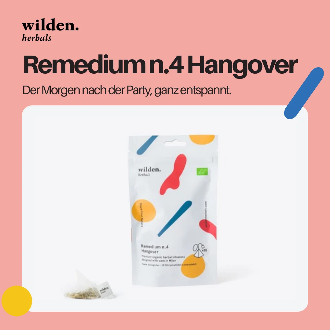Remedium n 4 Hangover Softpack copertina DE