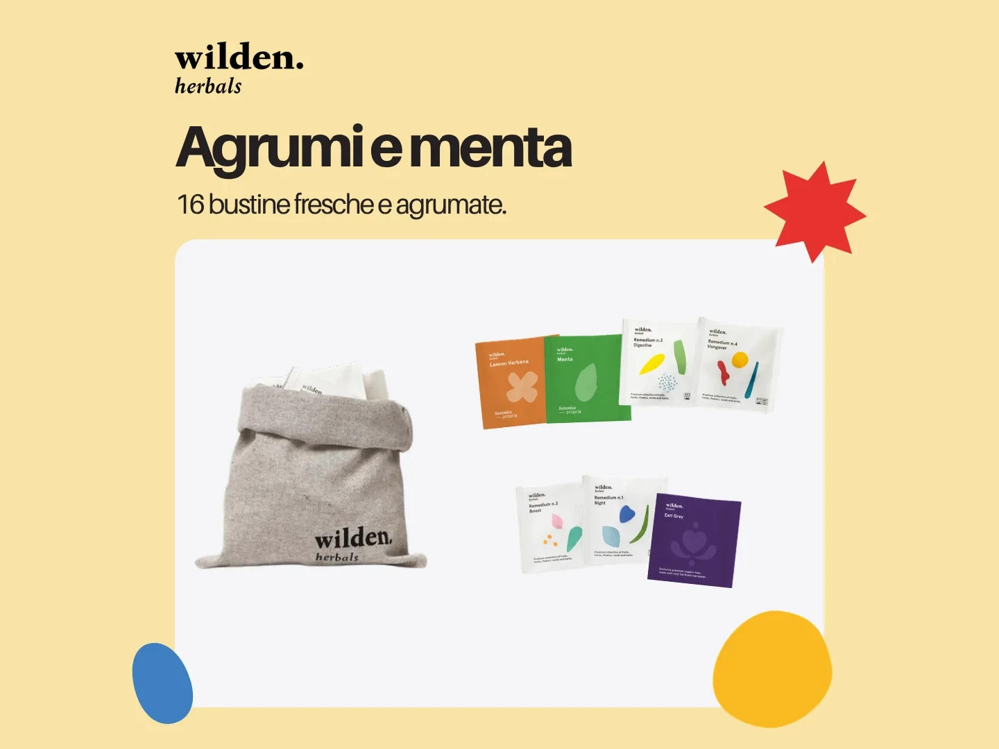 Agrumi e menta – 16 bustine - Wilden Herbals