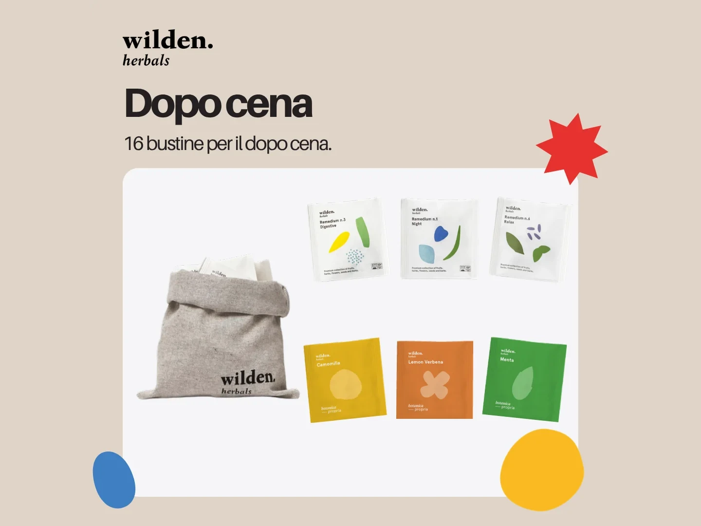 Dopo cena – 16 bustine - Wilden Herbals