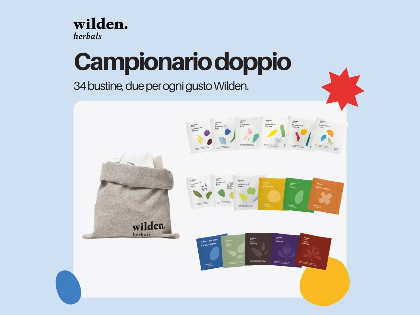 Il grande assaggio Wilden – 34 bustine - Wilden Herbals