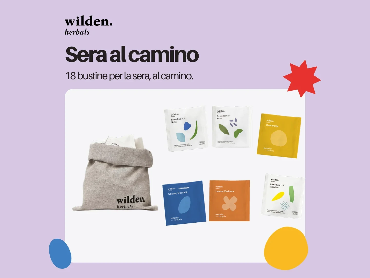 Sera al camino – 18 bustine - Wilden Herbals