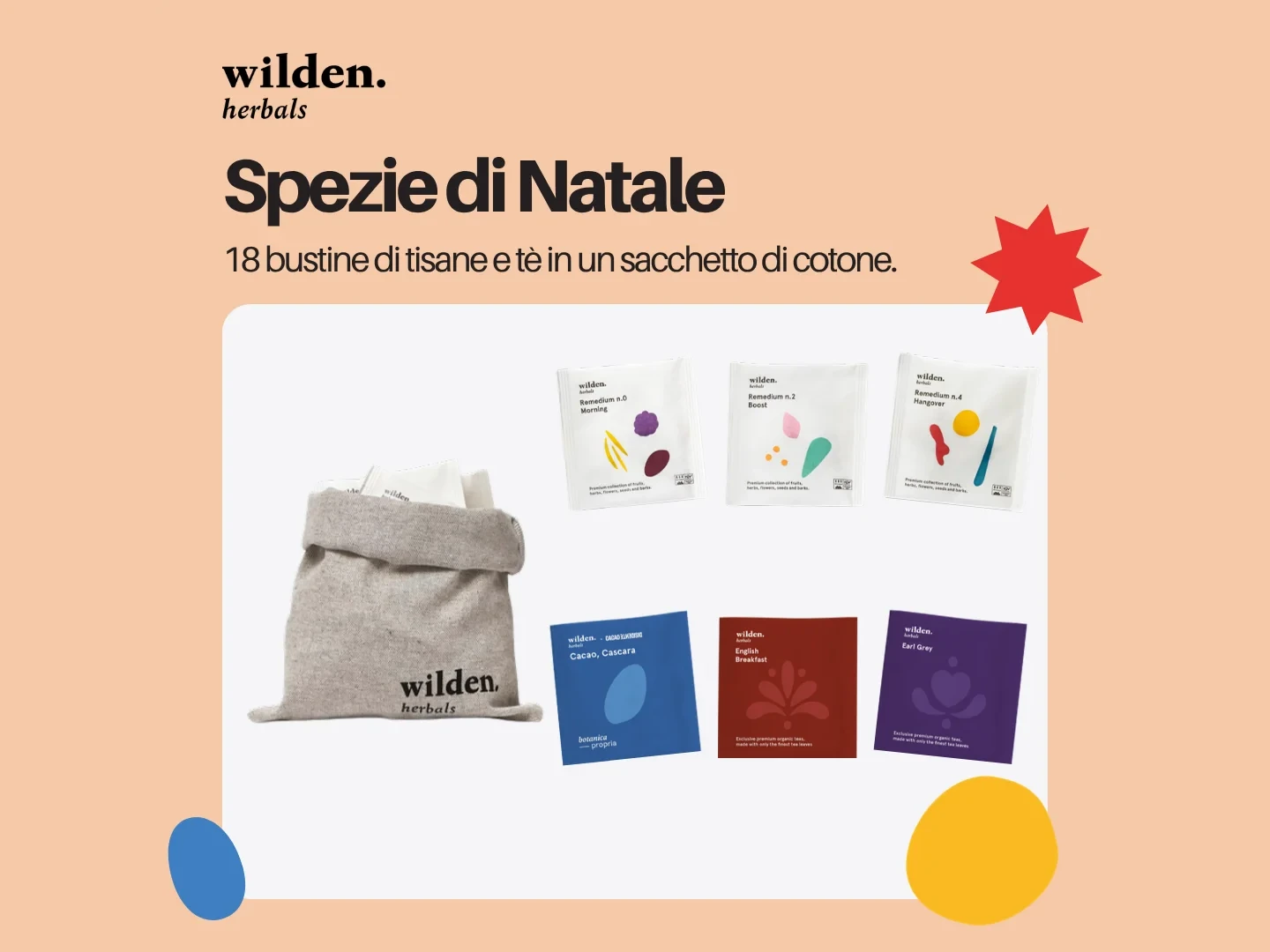 Spezie di Natale – 18 bustine - Wilden Herbals